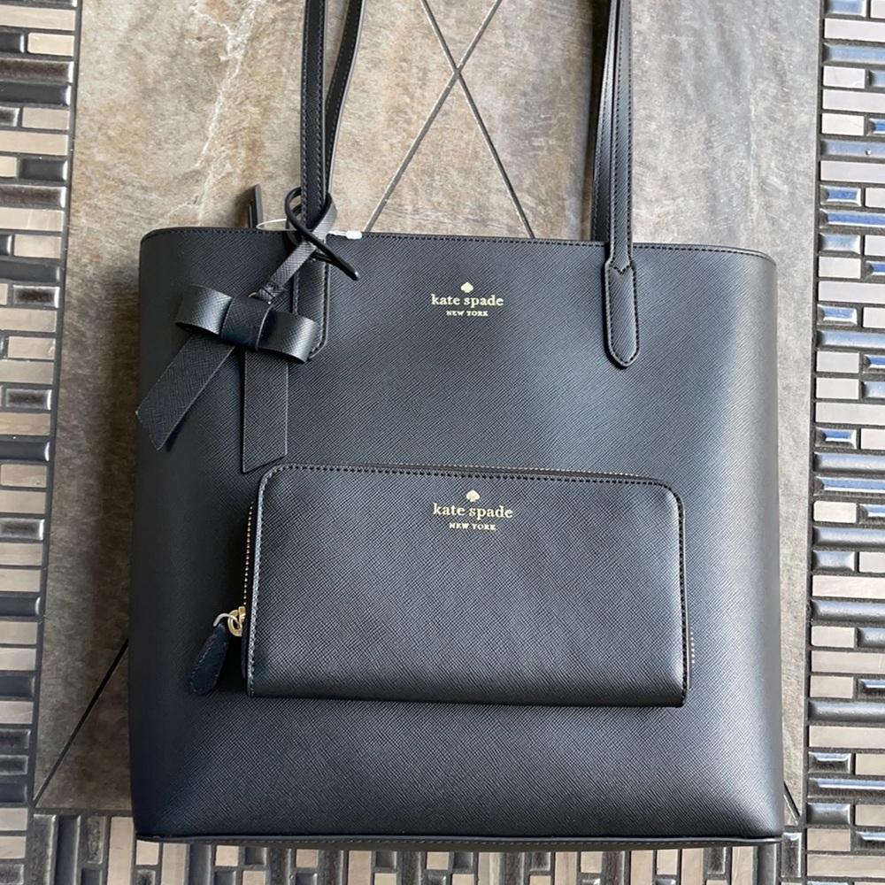 Kate Spade brynn tote & Kate Spade brynn large continental wallet - Picture 1 of 16